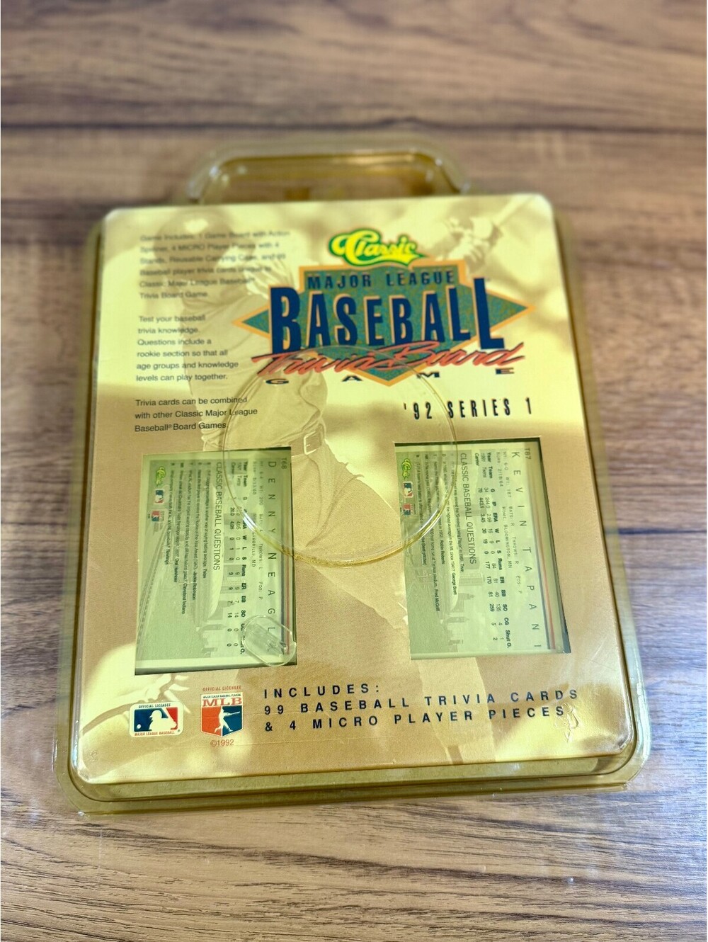 Vintage 1992 Classic MLB Baseball Trivia Board Game Series 1 Incomplete
